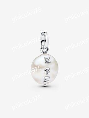 Pandora Treated Freshwater Cultured Baroque Pearl Mum Dangle Charm